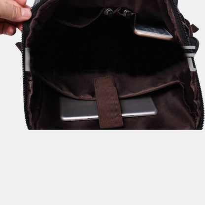 CarryQuest® Waterdichte Wandelsrugzak 20L – Canvas – Vintage Look – Ideaal voor Reizen & Dagelijks GebruikCarryQuest®Wandel Rugzak03