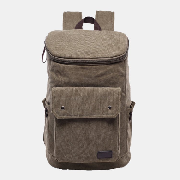 CarryQuest® Waterdichte Wandelsrugzak 20L – Canvas – Vintage Look – Ideaal voor Reizen & Dagelijks GebruikCarryQuest®Wandel Rugzak03