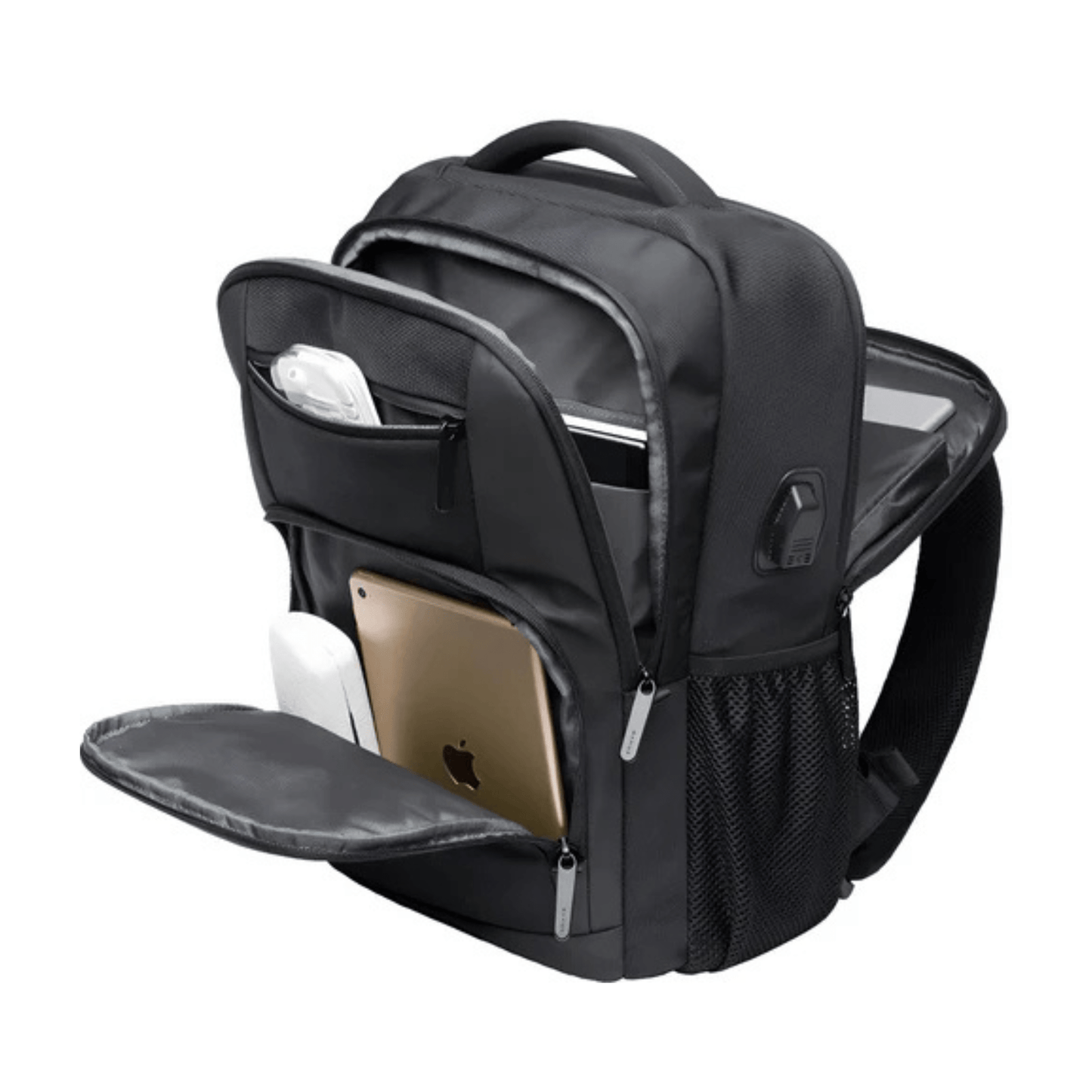 CarryQuest® - Waterdichte Zakelijke Rugzak - 20 - 35L - Laptop Rugzak - ZwartCarryQuestsimple