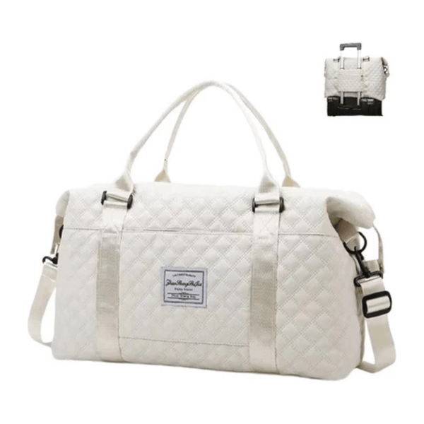 CarryQuest® - Weekender Handbagage - Natte tas - Zacht - Handbagage - Wit