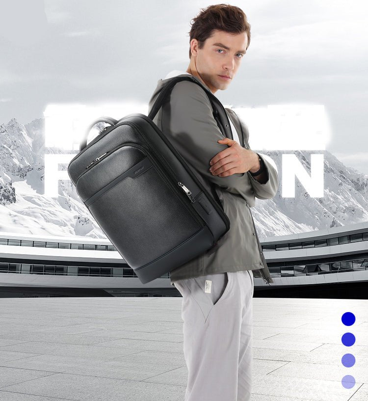 CarryQuest® Zakelijke Forenzen Rugzak – Echt Leer – Waterdicht en DiefstalbestendigCarryQuest®Zakelijke Forenzen Rugzak03