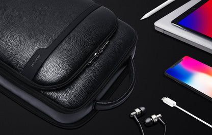 CarryQuest® Zakelijke Forenzen Rugzak – Echt Leer – Waterdicht en DiefstalbestendigCarryQuest®Zakelijke Forenzen Rugzak03
