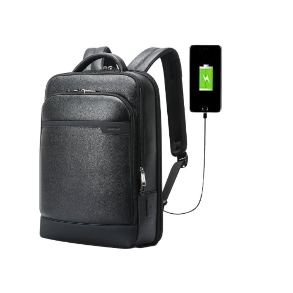 CarryQuest® Zakelijke Forenzen Rugzak – Echt Leer – Waterdicht en DiefstalbestendigCarryQuest®Zakelijke Forenzen Rugzak03