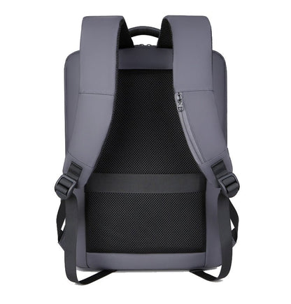 CarryQuest® Zakelijke Rugzak – 17" Laptop – Waterdicht – Oxford Stof – Zwart/Grijs/BlauwCarryQuest®Zakelijke Rugzak03
