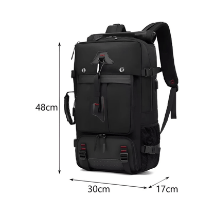 CarryQuest® - Zakelijke Rugzak 17.3 Inch - Waterafstotend, USB Oplaadpoort - Oxford Materiaal - ZwartCarryQuestsimple