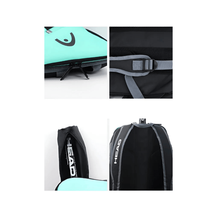 CarryQuest® - Tennistas - Tennis Rugzak - Tennistas - Blauw