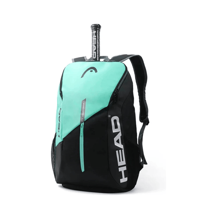 CarryQuest® - Tennistas - Tennis Rugzak - Tennistas - Groen/Zwart