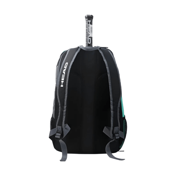 CarryQuest® - Tennistas - Tennis Rugzak - Tennistas - Groen/Zwart