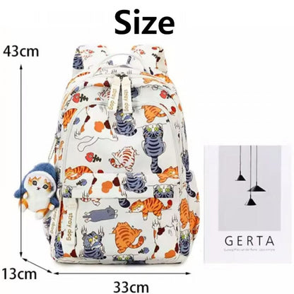 CarryQuest® Geräumiger Schulrucksack – 32x16x46 cm – Bequem &amp; Stylisch – Teenager-Mädchen