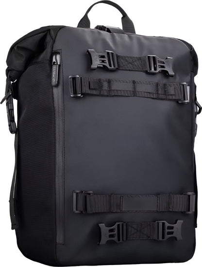 WoYoW® - Motorfiets Achter Tas 20L Waterdicht Multifunctioneel Zadel Zijbagage Tas Fietsrugzak Universeel - Zwart 20LCarryQuestsimple