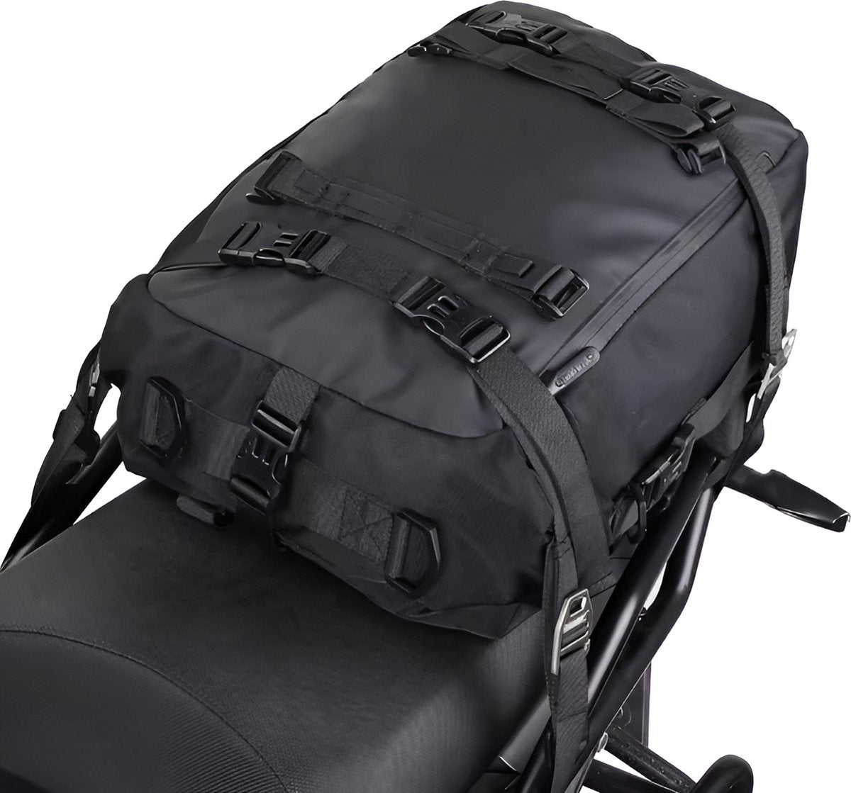 WoYoW® - Motorfiets Achter Tas 20L Waterdicht Multifunctioneel Zadel Zijbagage Tas Fietsrugzak Universeel - Zwart 20LCarryQuestsimple