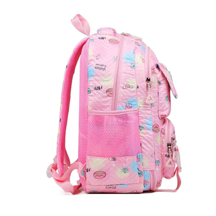 CarryQuest® - Nieuwe Schattige Aardbei Rugzak - 16 inch en Waterafstotend - Paars