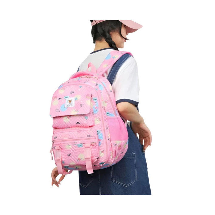 CarryQuest® - Nieuwe Schattige Aardbei Rugzak - 16 inch en Waterafstotend - Roze