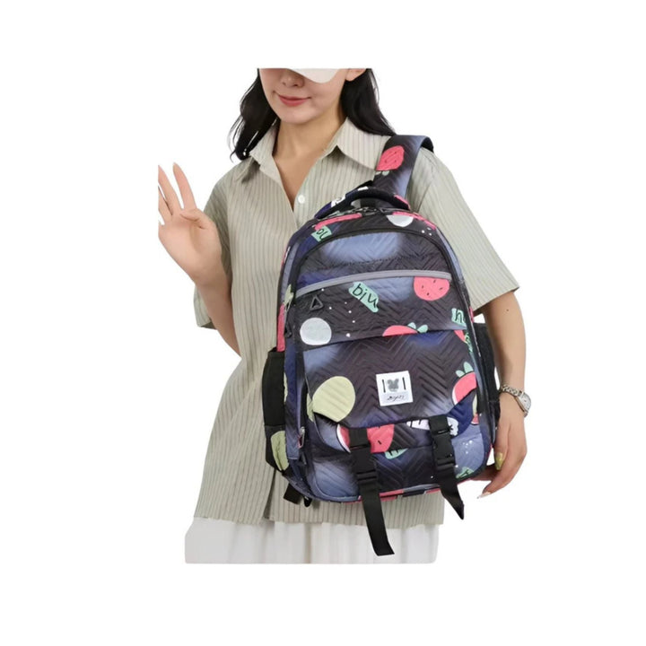 CarryQuest® - Nieuwe Schattige Aardbei Rugzak - 16 inch en Waterafstotend - Zwart