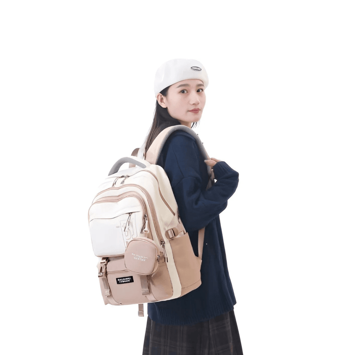 CarryQuest® - Schooltas Meisjes - Waterdicht - Schooltassen - Khaki